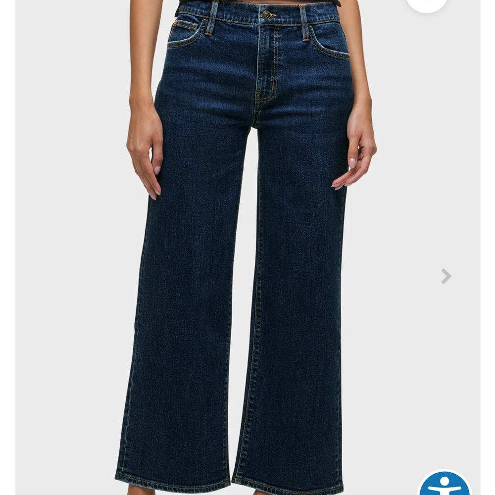 NWT Hudson Jeans Rosalie High-Rise Wide-Leg Ankle Jeans - Picture 3 of 12